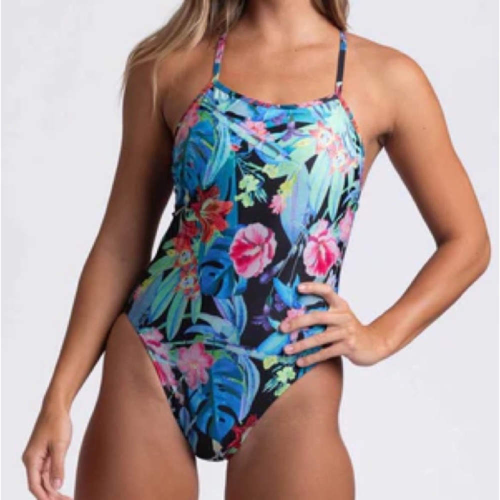 Jolyn Jackson 4 Swim Onesie - NWT Size 32